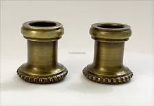 Model Ship Display Pedestals - Solid Turned Brass Antique Finish