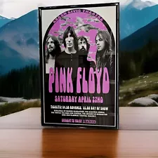 Pink Floyd 1972 Akron Civic Center Concert Poster 11 X 17 Framed