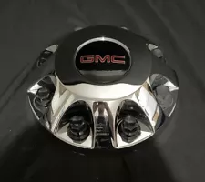 2011-2023 GMC SIERRA DENALI 3500 HD DUALLY FRONT HUB CENTER WHEEL CAP CHROME OEM