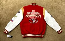 49ers Jacket San Francisco 5 TIME SUPER BOWL CHAMPIONSHIP Cotton L XL 2X