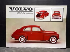 ORIGINAL DEALERSHIP VINTAGE BROCHURE 1962 VOLVO 544 2 DOOR SALES FLYER