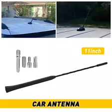 11 inch Black Antenna Mast Power Radio AM/FM New For TOYOTA TUNDRA 2000-2020 (For: Porsche 911)