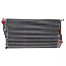 Aluminum SPAWON Radiator For BMW 135i 335d 335i 335is 335xi 07-16 L6 3L 2Row MT (For: BMW 335xi)