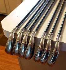 VG Wilson Staff D9 irons set 5-GW Mitsubishi R flex graphite shafts 7 Clubs