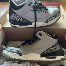 Size 9 - Air Jordan 3 Retro Wolf Grey