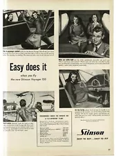 1946 Stinson Voyager 150 Personal Airplane Easy Does It art Vintage Print Ad