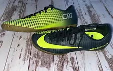 NIKE MERCURIAL X VAPOR XI CR7 Indoor Soccer Shoes Cleats Green Youth 5.5 RONALDO