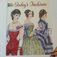 Godey's Fashions Adult Coloring Book Ming-Ju Sun Dover Bridgerton Style New