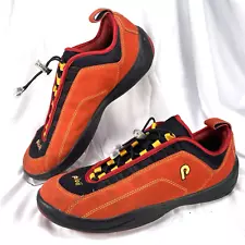 Piloti Spyder SV Men's Size 11 Driving Shoes Leather Red Yellow Leather