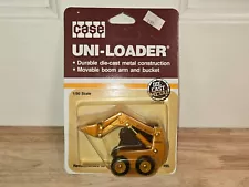 1987 CASE UNI-LOADER 1/50 SCALE ERLT DIE CAST MOVEABLE BOOM ARM BUCKET NEW #455