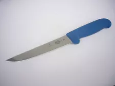 VICTORINOX SWISS ARMY KNIFE BONING BUTCHER UTILITY BLUE FIBROX STIFF WIDE UNUSED