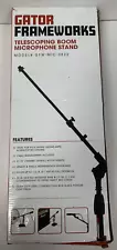 Gator GFW-MIC-0822 Telescoping Boom Mic Stand Desktop & Bass Drum