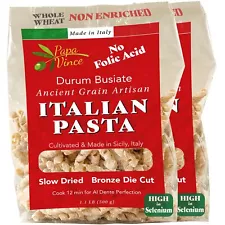 New ListingNon Enriched Pasta - good whole wheat busiate pasta, made in Italy from ancient