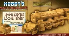 4-6-0 EXPRESS LOCO & TENDER Matchstick Model Kit - NEW steam train engine