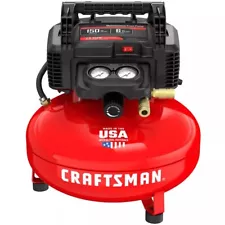 CRAFTSMAN Pancake Air Compressor 6-gallon Oil-Free Portable Electric 150-PSI Max