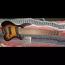 9-String Guitar, Headless, Fanned-Frets, New Strings