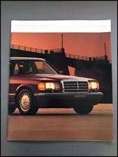 1987 Mercedes Benz 56-page Car Sales Brochure Catalog 560SEC 420SEL 560SEL 560SL