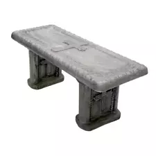 Cross Concrete Garden Bench