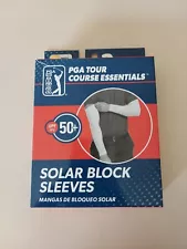 PGA Tour Golf Sleeves UPV Solar Block White S/M