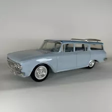 1962 Rambler Cross Country Station Wagon 1:25 Friction Dealer Promo Car Blue