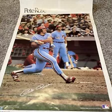 Pete Rose Philadelphia Phillies Sports Illustrated 4522 Luzinski Vintage Poster