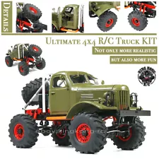 Kingkong RC 1/12th Q157 Mud Monster 4x4 RC Car Crawler Truck w/Metal Chassis KIT