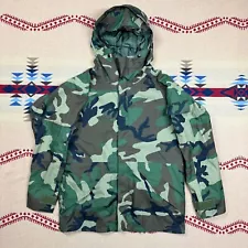 New ListingECWCSJ Military Parka Jacket Woodland Camo Mens S Reg Waterproof Hooded Full Zip