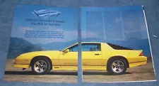 1982-92 Chevy Camaro History Info Article "The Will to Survive" IROC Z/28