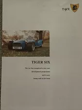 The Tiger Six Kit Car Sales Info Brochure Frameable