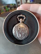 Professional Bull Riding PBR Quartz Pocket Watch Commemorate