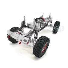 1/10 Scale 455MM SCX10 CNC Rock Crawler RC Cars Chassis Upgraded Tires W/O ESC