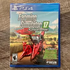 (New Sealed) Farming Simulator 17 PLATINUM Edition for Sony PlayStation 4 PS4