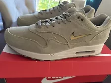 Nike Air Max 1 Jewel Men's Size 12 Neutral Olive Suede Brand New 918354-201