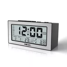 Digital Alarm Clock for Bedrooms Night Alarm Clocks Desk Clock Large Display