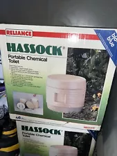 Reliance Hassock Portable Camping/Outdoor Toilet-Model No. 9844 NEW IN BOX * 15L