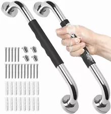 2 Pack Grab Bars for Bathroom 16 Inch anti Slip Bathroom Handicap Grab Bars for