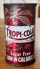 New Listing*Ultra Rare Holy Grail* Tropi-Cola Flat Top Soda Can--Pre-Zip Code (1964)