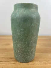 Roseville EARLY CARNELIAN Mottled Matt GREEN Glaze VASE 7.5" Arts & Crafts