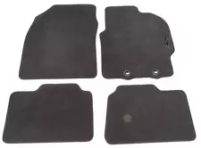 FLOOR MATS FOR TOYOTA AYGO X 2022-2024 VELOUR SET OF 4 BLACK USED