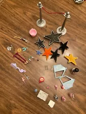 Bratz Accessories star brushes, earrings,Hair spray bottle, Nail polish bottle