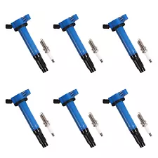 Set of 6 Ignition coil + Spark Plug Compatible with Toyota Camry RAV4