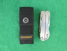 Leatherman Wingman Multi Tool Folding Knife Stainless Steel Sheath #47