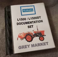 KUBOTA L1500 / L1500-DT DOCUMENTATION SET - (Compilation of 17 Documents)