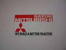 Mitsubishi-Satoh Beaver Buck Bull Bison Stallion Tractor Brochure '80