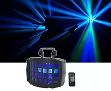 Rockville BD20 Battery Powered DJ Party Dance Floor Derby Light w Wireless DMX