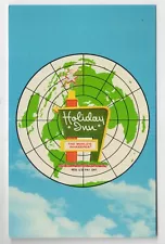 New ListingVintage Holiday Inn Postcard New York Chrome Era Eau Claire WI MCM Ad Hotel