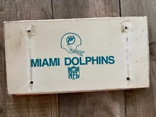 VINTAGE MIAMI DOLPHINS STADIUM SEAT Back NFL FOLDING BLEACHER CHAIR Back only