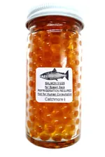 Natural Salmon Eggs 4 oz for Spawn Sacs Fishing Bait USA Harvested Cured SEN8