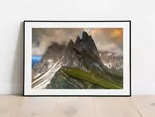 Dolomites art of Seceda | Mountain Photography For Sale, Northern Italy Home