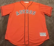 Houston Astros Carlos Correa Majestic Orange Alternate Cool Base Player Jersey